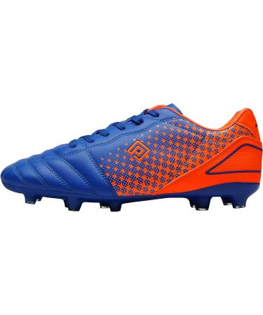 DREAM PAIRS Men's Firm Ground Soccer Cleats Size 8.5 | Royal/Orange Soccer Shoes - Buy Online on GoSupps.com