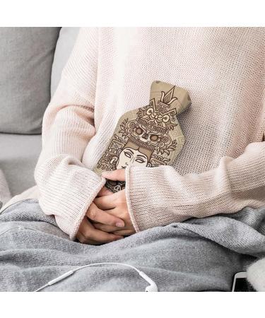 Minority Woman Hot Water Bottle with Plush Cover - Hand Warmer for Adults & Children (26.5x15.3cm) - International Shipping Available - Buy Online on GoSupps.com