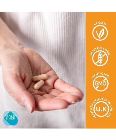 Health & Her Perimenopause Mind+ Day & Night Tablets for Women - Cognitive Support & Mental Energy - 1 Month Supply - Buy Online on GoSupps.com