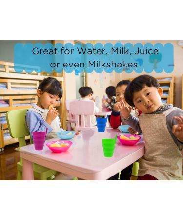 Arrow Sip-A-Cup with Built-In Straw for Kids - Purple Blue Green Orange (4 Pack) - Buy Online on GoSupps.com