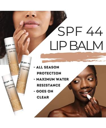 Carefree Skincare Faces of Color Invisible Lip Sunscreen SPF 44 - Clear Application for all Skin Tones (3 Pack) - Buy Online on GoSupps.com