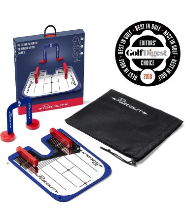 PuttOut Putting Mirror Trainer & Alignment Gate Blue - Improve Your Putting Skills - Buy Online on GoSupps.com