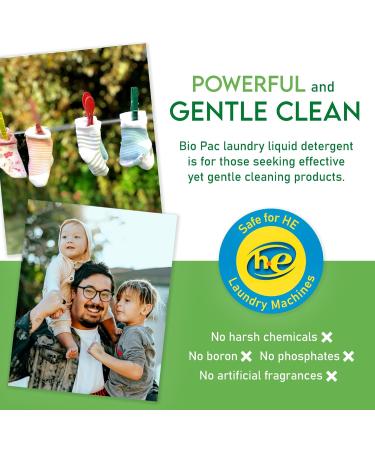 Buy Biodegradable Laundry Detergent - 1 Gallon Bulk Size Cruelty-Free & Chemical-Free Liquid Perfect for Eco-Friendly Cleaning - Buy Online on GoSupps.com