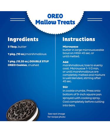 OREO Double Stuf Chocolate Sandwich Cookies Family Size - 3 Count Pack | Delicious Snack for the Whole Family - Buy Online on GoSupps.com