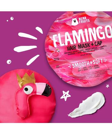 Bear Fruits Flamingo Smooth + Soft Hair Mask (20 ml) - Nourishing Hair Care for All Hair Types - International Shipping Available - Buy Online on GoSupps.com