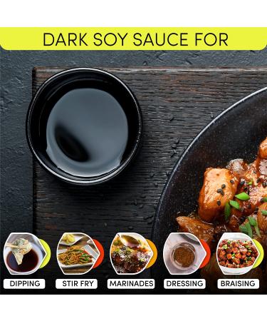 Chin-Su Premium Soy Sauce 8.5 fl oz Bottle - Vegan Dark Sauce for Dipping, Stir Fry, Marinades - 31% Less Sodium (Premium) - Buy Online on GoSupps.com
