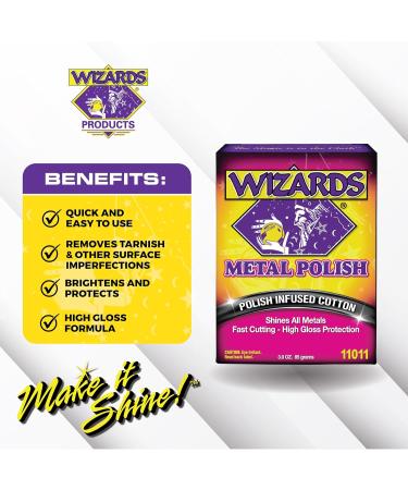 Wizards 11011 Metal Polish - 3 oz. - Buy Online on GoSupps.com