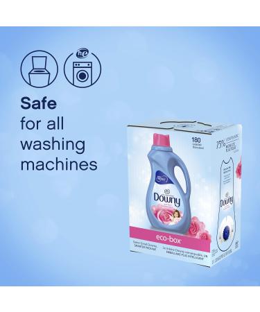 Downy April Fresh Scent Fabric Softener Eco-Box - Dye-Free Ultra Concentrated 180 Loads - International Shipping Available - Buy Online on GoSupps.com