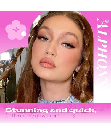 Reusable Self Adhesive Eyelashes | Wispy Lash Clusters 10-16mm | Fluffy Press-On Lashes by ALPHONSE A - Glueless Extensions with Tweezers - Buy Online on GoSupps.com