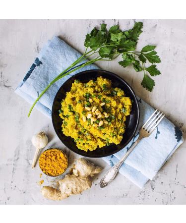 2lb Non-GMO Turmeric Powder - Finely Ground Root, Pure & Kosher - Fragrant Spice with Curcumin - Ideal for Asian, Middle Eastern Dishes & Beverages - Buy Online on GoSupps.com