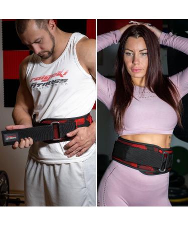 Raigeki Fitness Weightlifting Belt for Bodybuilding & CrossFit | XXL Rot-Camo with Training Plans - Durable Support for Men & Women - Buy Online on GoSupps.com