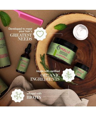  MIELLE Mielle Rosemary Mint Strengthening Hair Mask Deep Treatment with Essential Oil & Biotin Miracle Repair for Dry Damaged & Frizzy Hair 12 Oz - Buy Online on GoSupps.com