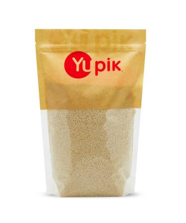 Yupik Hulled Sesame Seeds 1 kg Gluten-Free GMO-Free Kosher Vegan Raw Seeds No Outer Shells Unsalted Plant-Based Protein Source of Fiber & Iron Ideal for Tahini Topping & Baking 1 kg (Pack of 1)