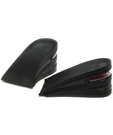 siny 6 cm 3-layer shoe insoles air cushion for men and women height increase heel raiser