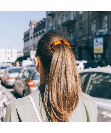 9-Piece Flexible Plastic Banana Hair Clips for Women - Ponytail Holder Comb Set - Buy Online on GoSupps.com