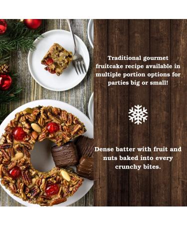 Grandma's Traditional Fruitcake Delicious Freshly Made Desserts Gourmet Cake Holiday Fruit and Nut Tasty Recipe in Collectible Christmas Tin 5lb - Buy Online on GoSupps.com