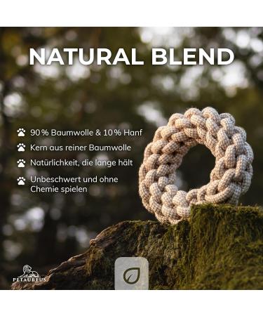 PetaTaurus Premium Dog Toys for Big Dogs | Durable Cotton & Hemp Set for Medium to Large Dogs & Active Puppies - Buy Online on GoSupps.com