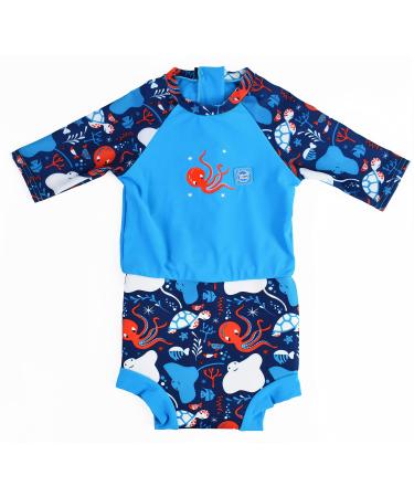 Splash About Happy Nappy Sunsuit Under the Sea 6-14 Months
