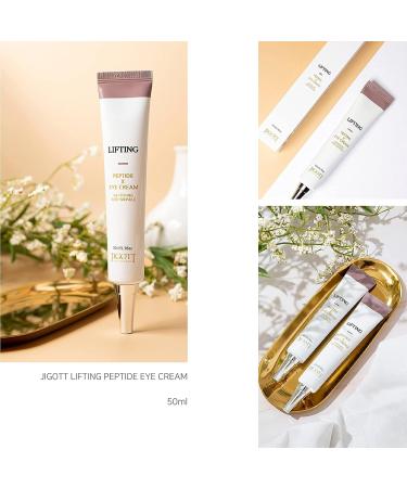 Jigott Lifting Peptide Eye Cream 50ml - Niacinamide, Adenosine, Peptide (5,000ppm) - Moisturizing Formula - Buy Online on GoSupps.com