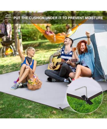 SCOCANOPY Waterproof Camping Tarp 95x142 Gray - Lightweight and Compact - Buy Online on GoSupps.com