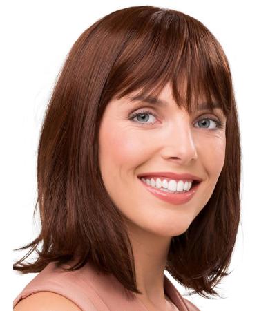 High-Quality Jersey Hairpiece | Medium Brown/Copper Maroon | Perfect Fit for All Head Sizes - Buy Online on GoSupps.com