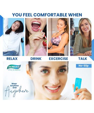 Dr. Nick's White & Healthy Professional Teeth Whitening Strips - 20 Treatments, Dentist Formulated for Sensitive Teeth - Buy Online on GoSupps.com