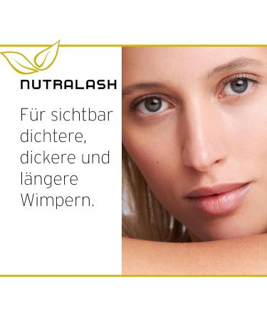 Nutralash Eyelash Serum - Advanced Formula for Long Lush Eyelashes in 4-6 Weeks | Made in Germany | 3ml Growth Serum - Buy Online on GoSupps.com