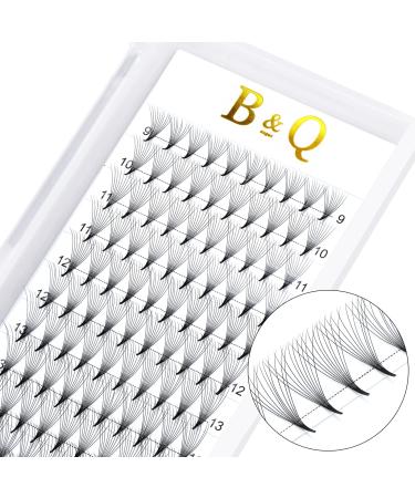 Finished eyelashes 10D-C-0.05-9-15MIX Time eyelash extensions 3D 4D 6D 10D eyelash extension 0.05 0.10 Volume eyelashes B & Q eyelashes C D curl black (10d-c-c-05.9-15mix) 10D-0.05c-9-15 mix