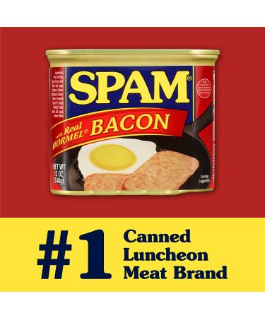 SPAM Bacon 12 Oz - Delicious 12.0 Ounce Pack of 1 - Buy Online on GoSupps.com