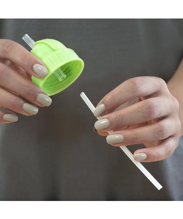 green sprouts Silicone Straw Bottle | Promotes Oral Development | Spill-Proof Flip-Cap | 2 Drinking Options | Dishwasher Safe - Buy Online on GoSupps.com