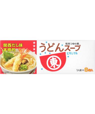 Udon Noodle Soup Stock Base Powder Dashi,2.25oz(64g) 1Box,Kansai Flavor Japan