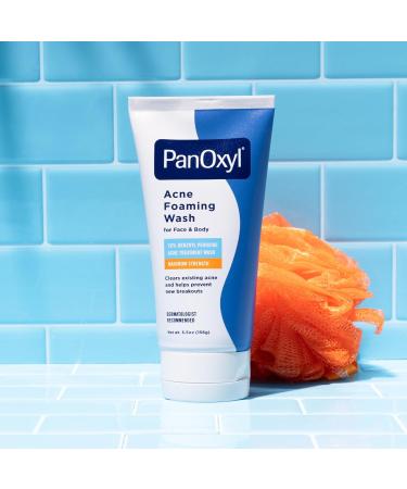 PanOxyl Acne Foaming Wash 10% Benzoyl Peroxide | Maximum Strength Treatment - 5.5 oz - Buy Online on GoSupps.com