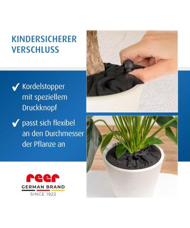 Reer Plant Protection Net Value Pack - 2 Pieces for Flower Pots Up to 30 cm - Prevents Kids from Eating Potting Soil - Buy Online on GoSupps.com