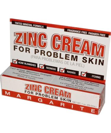Margarite Cosmetics Zinc Cream 1 Oz