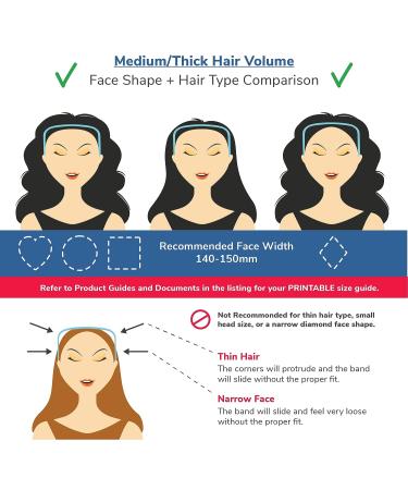 Zazzy Bandz Large Headband for Curly Thick Hair - Relaxed Black and Gold Aztec Pattern - Buy Online on GoSupps.com