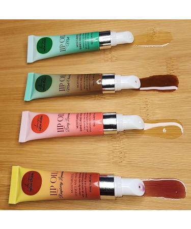 Experience the must-have lip oil! Lip Oil made with Black seed Grapeseed and Vitamin E Oils Juicy By Mon Cheri (Mint Chocolate) - Buy Online on GoSupps.com