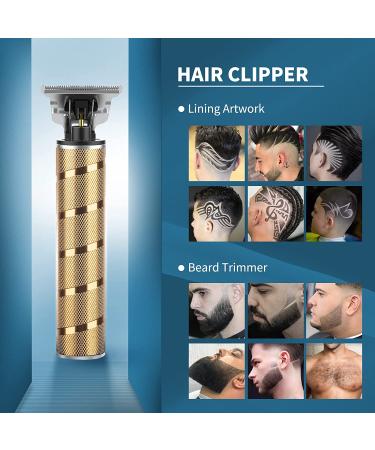 Ufree Cordless Hair Clippers for Men and Women - Electric T Blade Trimmer Grooming Kit with Guide Combs, Zero Gap Cutting, and Gifts (Gold) - Buy Online on GoSupps.com