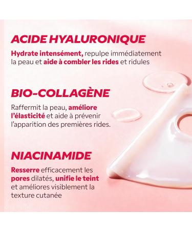 Pack de 4 Masques Bio-Collag ne My SOS Beauty - 4 x 40g Masques Hydrogel Visage Glass Skin au Collag ne Marin & Acide Hyaluronique Hautement Concentr s - Hydratation Intense Resserre les pores Hydratant - Buy Online on GoSupps.com