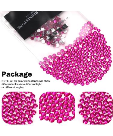 YHMQ 2160PCS Rhinestones for Nails | Crystal Peach Nail Crystals | SS20 Size 4.6mm & 4.8mm - Buy Online on GoSupps.com