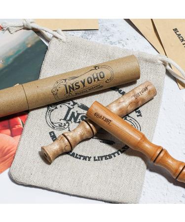 INSYOHO Quit Smoking Wooden Inhaler | Nicotine-Free Aromatherapy Diffuser for Oral Fixation Relief & Anxiety Calm | Thuja Essential Oil Blend - Buy Online on GoSupps.com