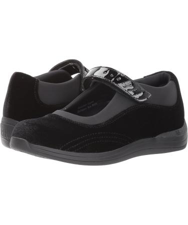 Drew Rose Women's Cushioned Mary Jane Shoes - 9 Wide Black Velvet | Comfortable & Stylish International Shipping - Buy Online on GoSupps.com