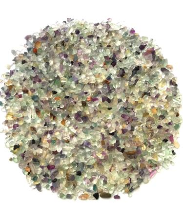BIKHYY 500g Fluorite Gravel Rocks Bulk Crushed Stones Crystal Pebbles Natural Aquarium Gravel Decorative Polished Stone for Fountain Vase Filler Planters Decorative - Buy Online on GoSupps.com