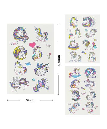 24 Sheets Unicorn Party Favors | Birthday Party Decorations for Magical Celebrations - Buy Online on GoSupps.com