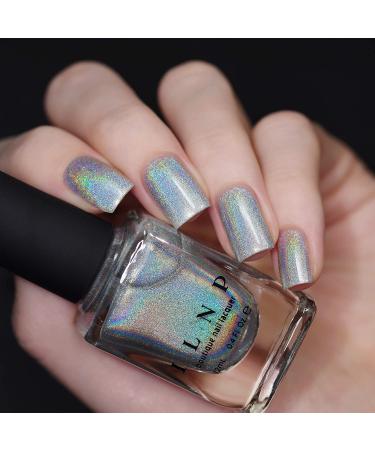 ILNP MEGA Ultra Holographic Nail Polish - Silver Holographic 0.4 Fl Oz (1 Pack) - Buy Online on GoSupps.com