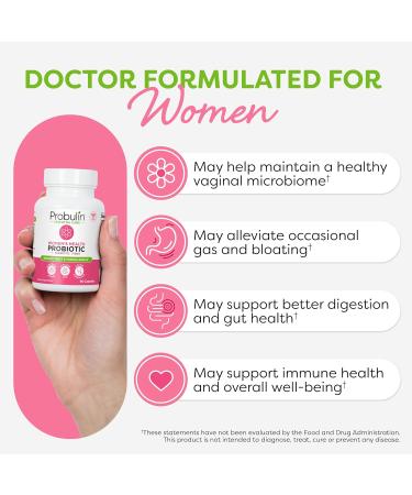 Probulin Women’s Probiotics Immune Health Supplement - 90 Capsules - Buy Online on GoSupps.com
