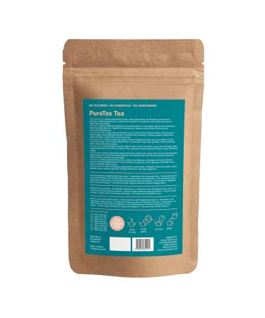 Monte Nativo Detox Natural Defense Tea - Loose Herbal Blend with Yerba Mate Oolong Guarana & Goji Berries - 160g for Hot & Iced Detoxification - 30 Days of Puretox - Buy Online on GoSupps.com