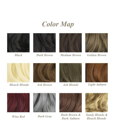 Buy Gairyan 30cm Dark Brown Ponytail Hair Extensions - Long Curly Claw Clip In Synthetic Hair for Women - Buy Online on GoSupps.com