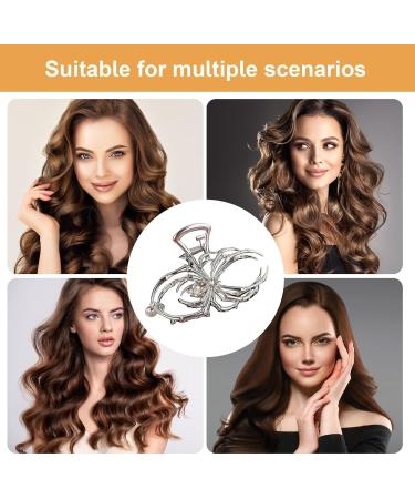 Shakven Spider Hair Claw Clip - Women Halloween Spider Hair Grippers Clip | Halloween Hair Accessories for Dating Business Trip Pool Traveling Silver - Buy Online on GoSupps.com