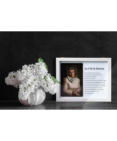 WOODEXPE Sympathy Gift: LED Memorial Shadow Box for Loss of Loved One - 8x10 Picture Frame - Buy Online on GoSupps.com