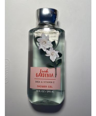 Bath and Body Works Fresh Gardenia Shea + Vitamin E Shower Gel 10 Fluid Ounce (2018 Edition)